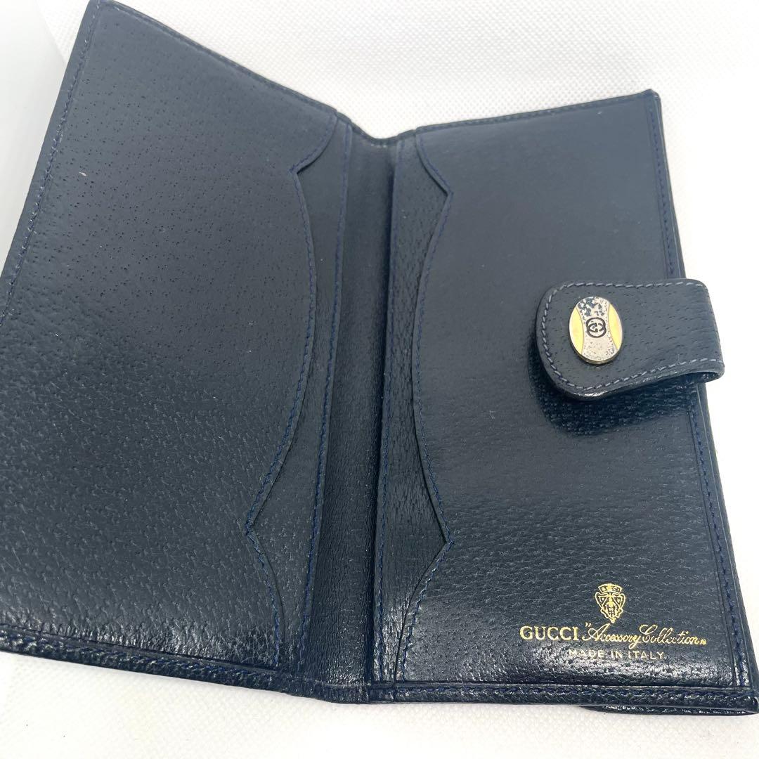 OLD GUCCI GGキャンバス長財布　お札入れ