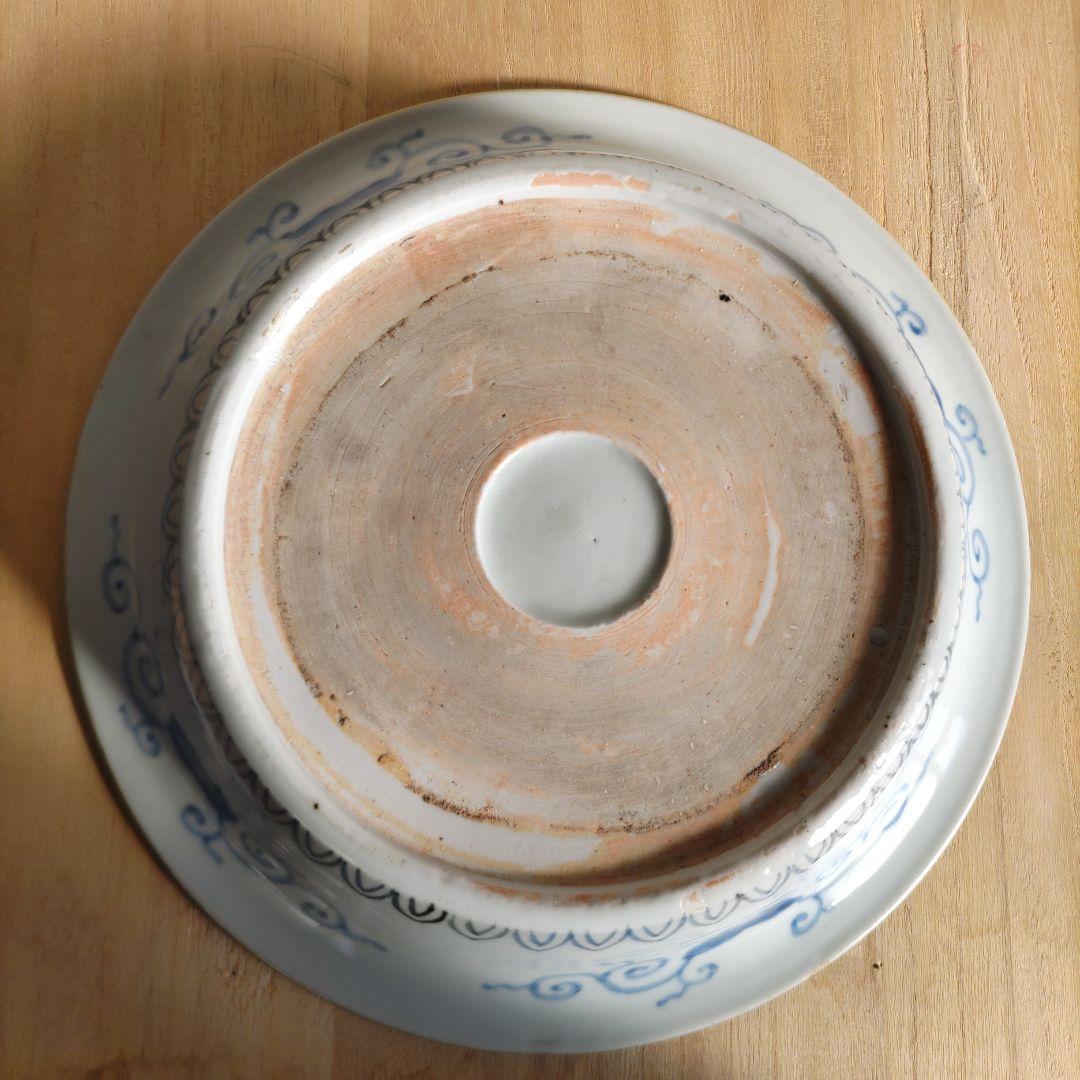 古伊万里　瑠璃色の鉢