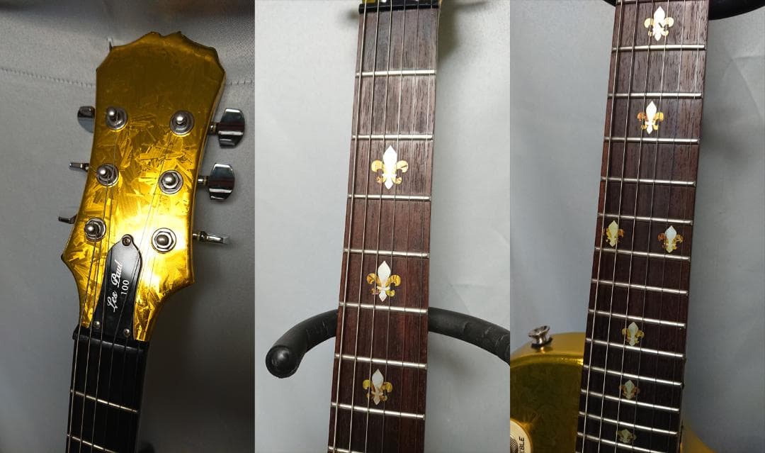 エピフォン レスポール LESPAUL100 ラッピング ゴールド