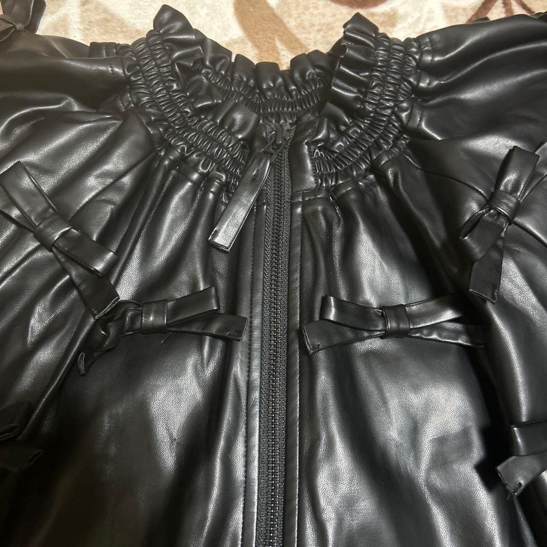 PAMEO POSE 2Way エコレザー ポンチョコート