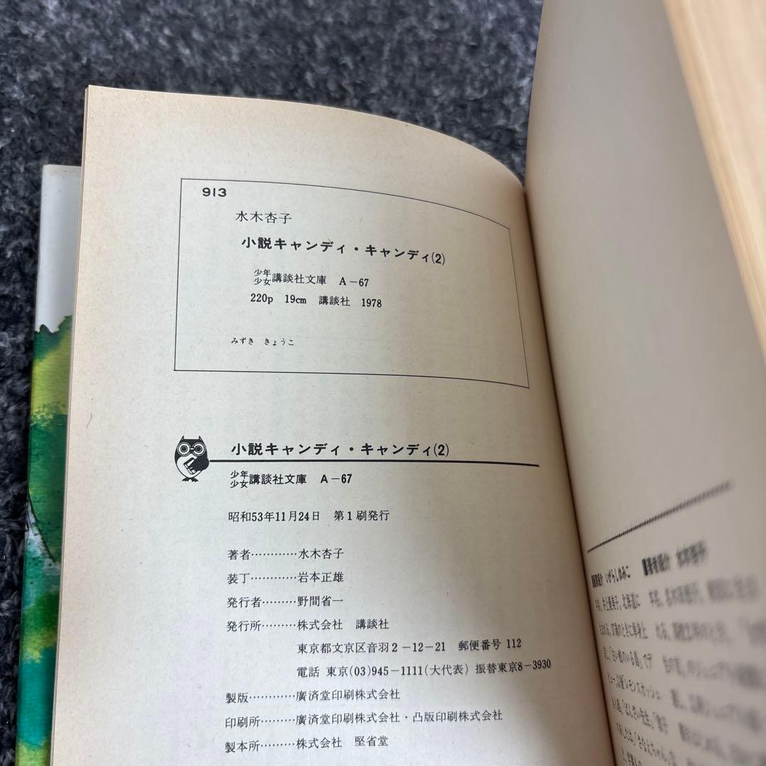 キャンディキャンディ 小説