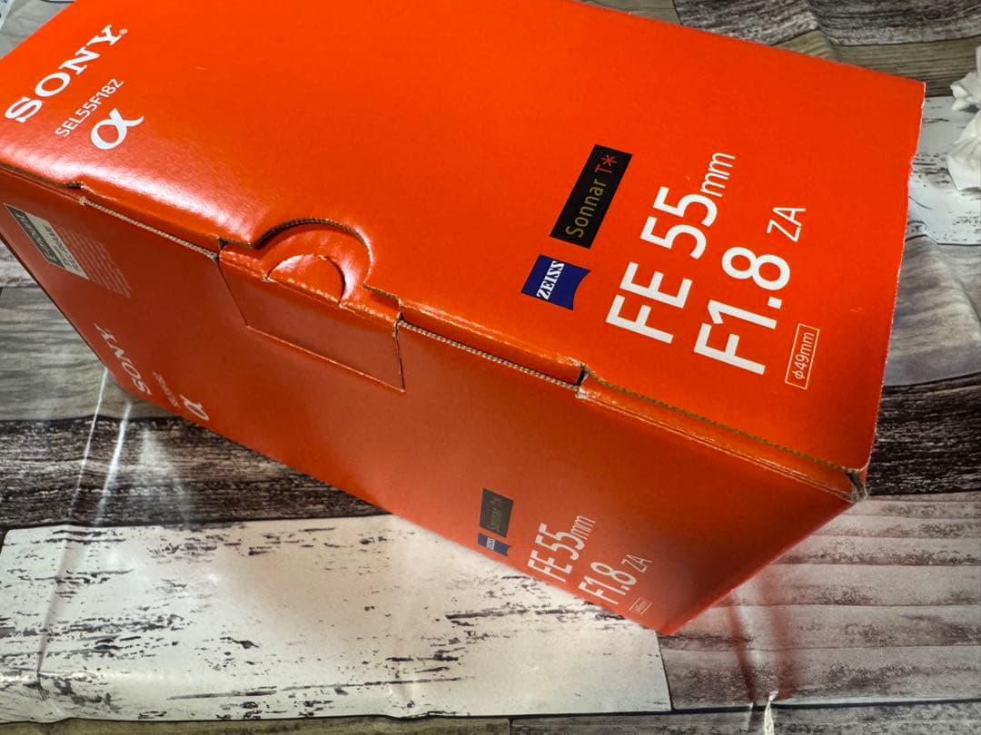 【良品】FE 55mm F1.8 ZA SEL55F18Z 新品UVフィルタ付属