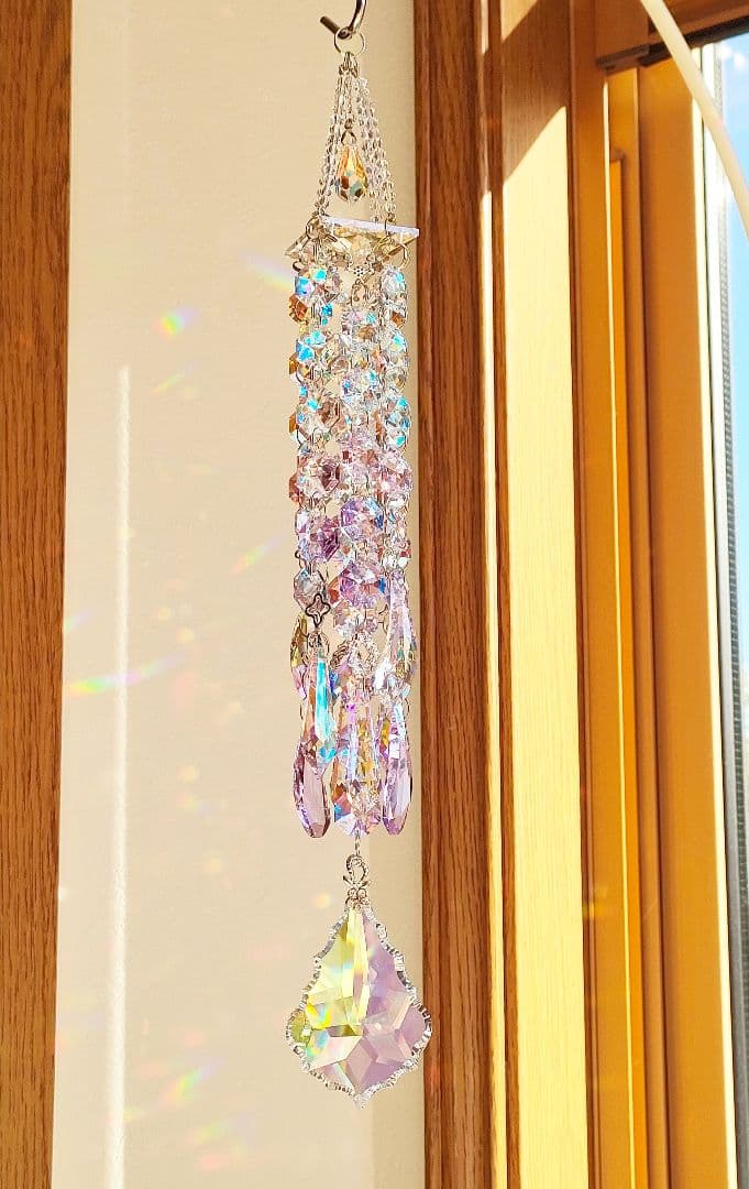 スワロフスキー✨️サンキャッチャー✨️ペンデロークバイオレットAB 63mm