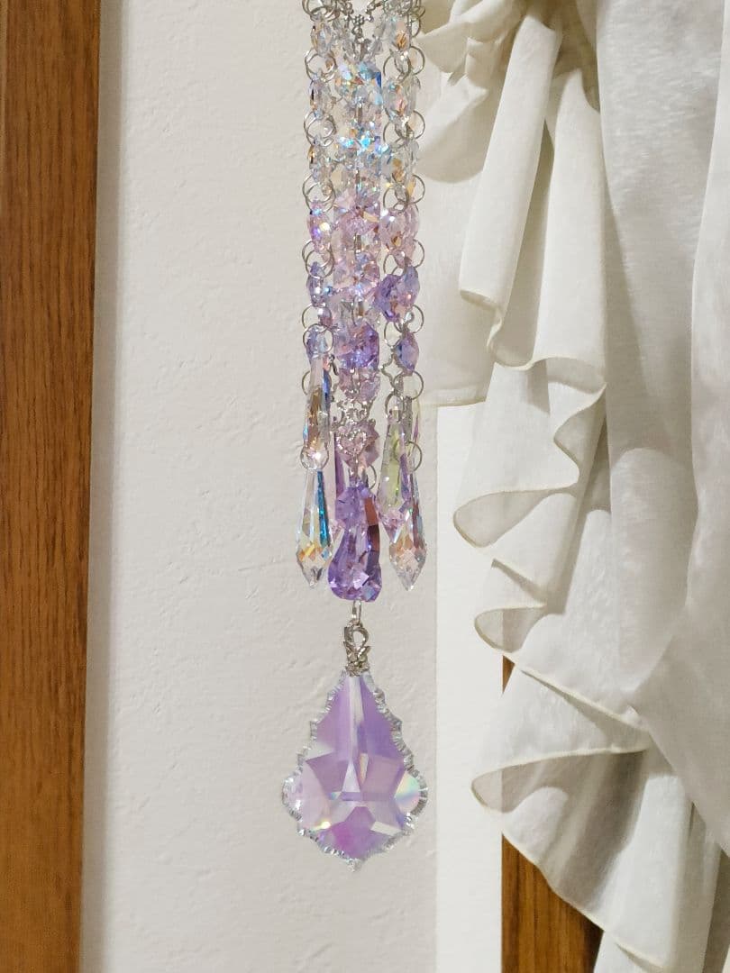 スワロフスキー✨️サンキャッチャー✨️ペンデロークバイオレットAB 63mm