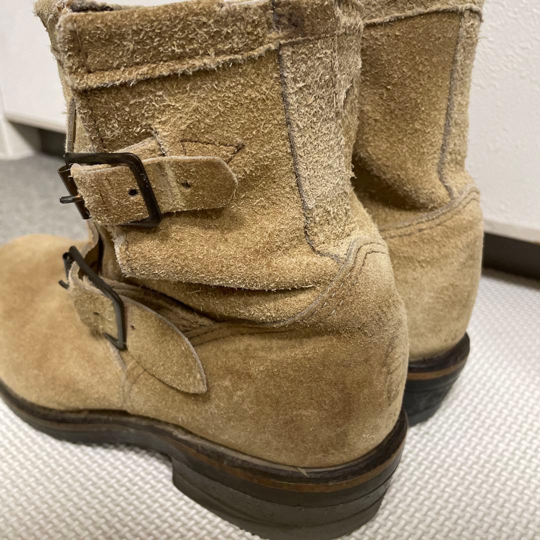 Chippewa ベージュ エンジニアブーツ