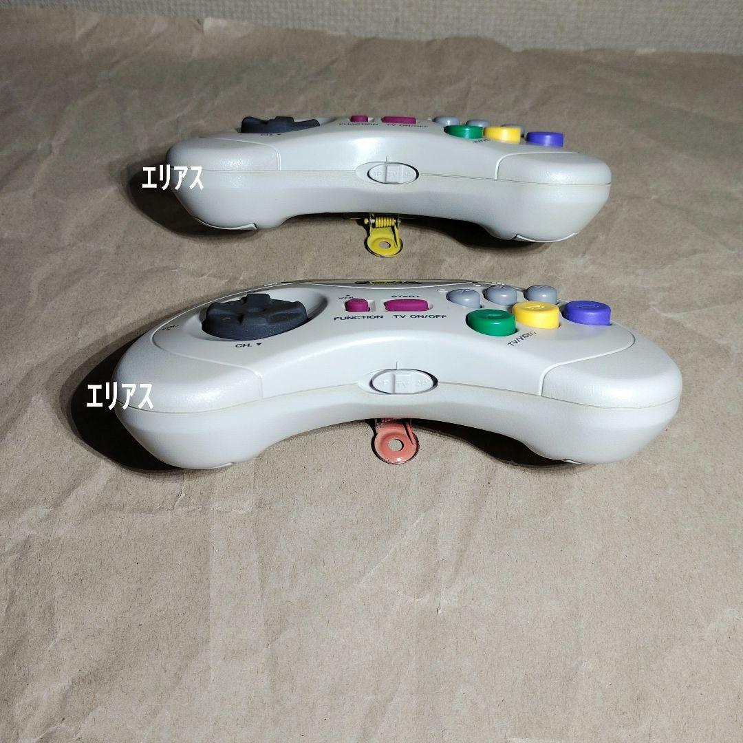 セガサターン　コードレスパッドセット　コードレスパッド　レシーバー　ジャンク