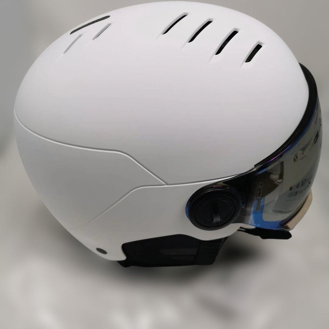 uvex rocket jr visor 白 スキー スノボ ヘルメット 子供