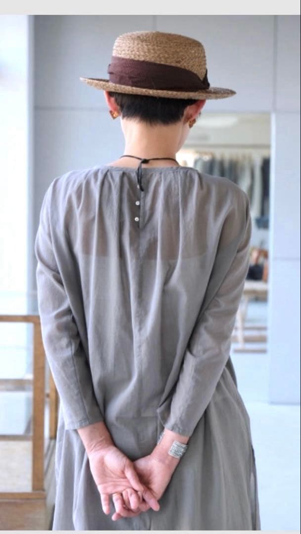 Sashiki ブラウン　ラフィアハット