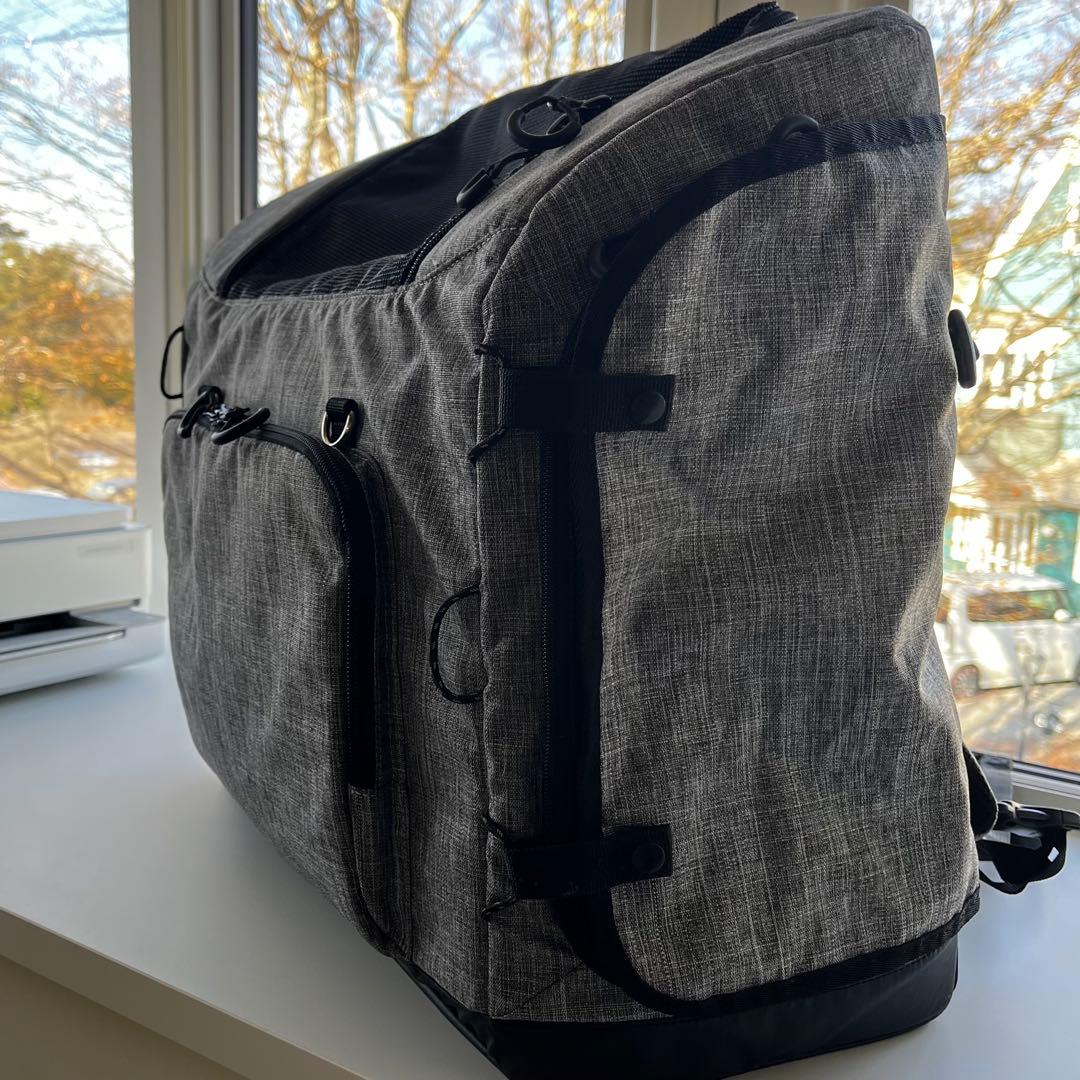 【Air Buggy】エアバギー バックパックキャリー　ワイド　リュック　グレー