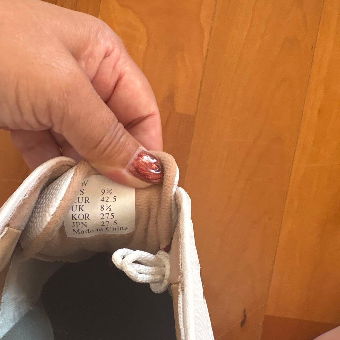 FootJoy MyJoys ホワイト/レッド ゴルフシューズ