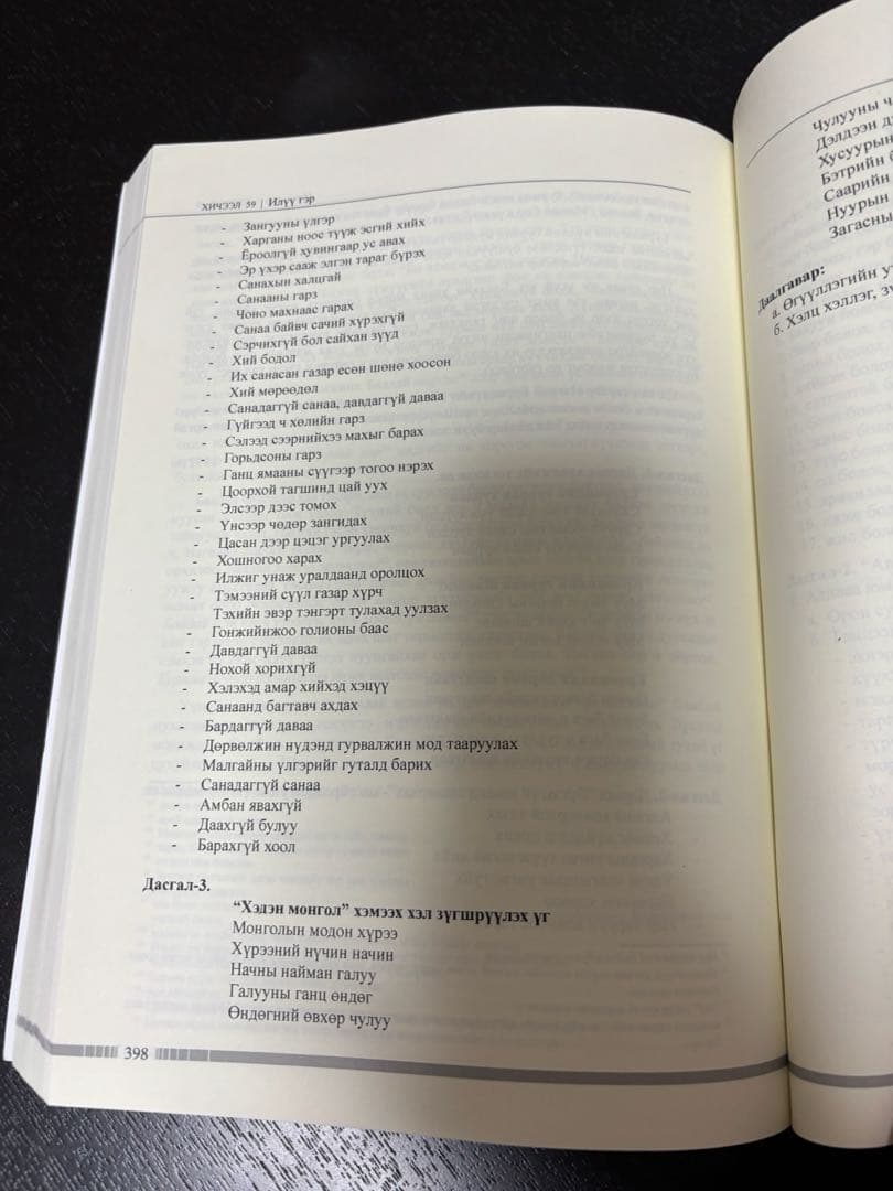 モンゴル語教科書　Монгол хэл сурах бичиг モンゴル国立大学