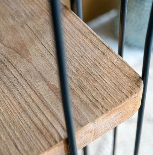 シェルフ 飾り棚 本棚 アイアン シャビー ブックシェルフ AN-43157