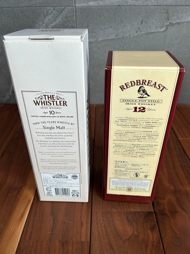 ザ・ホイッスラー 10年 レッドブレスト12年　2本セット　アイリッシュ