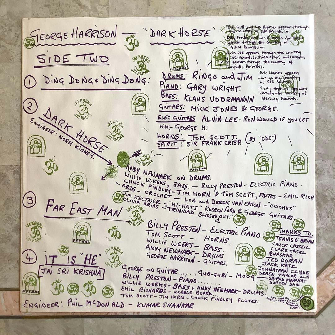 激レア!非売品!レコード新品!全体新品同様!1974年 ジョージ・ハリスン