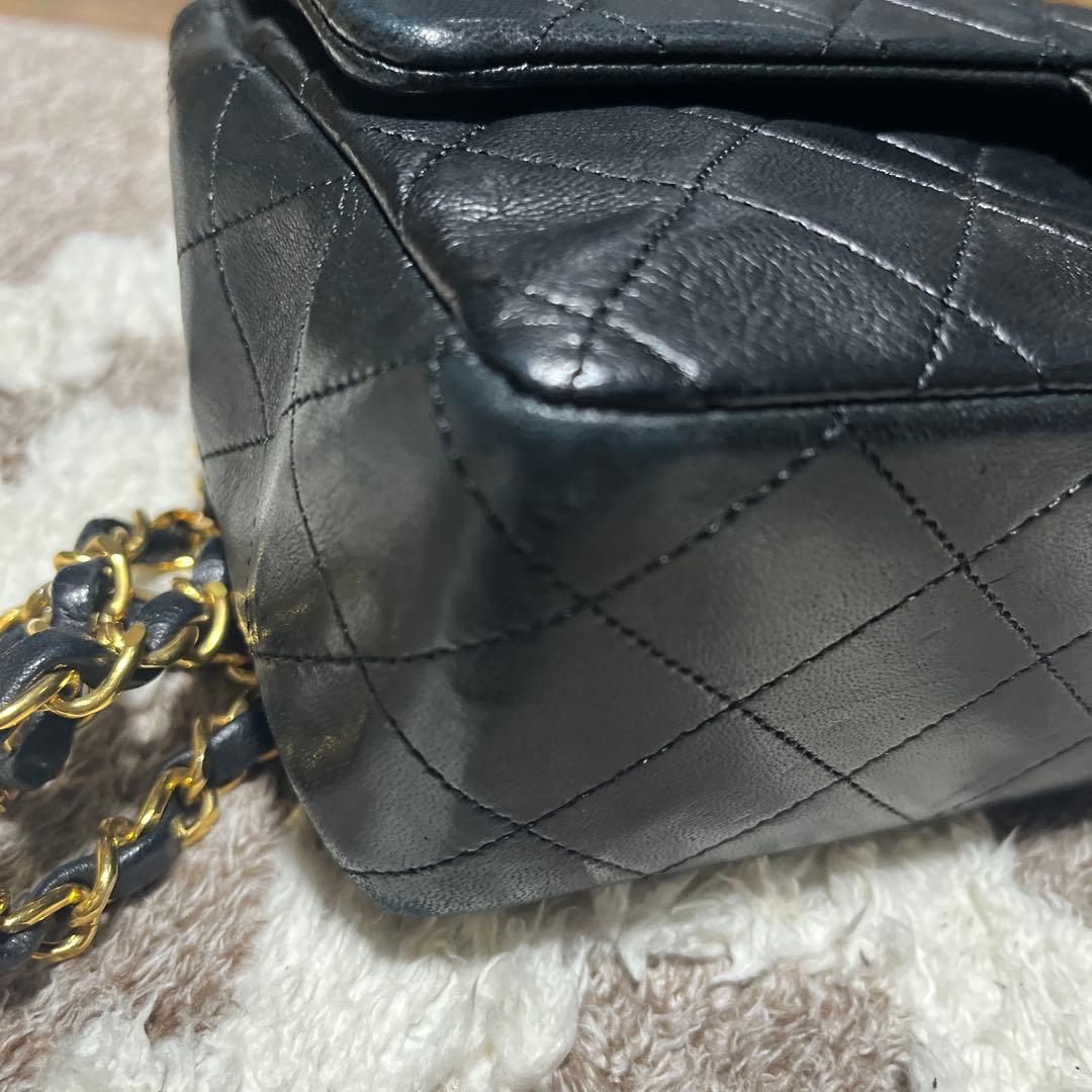 シャネル CHANEL ショルダーバッグ マトラッセ 25 Wチェーン
