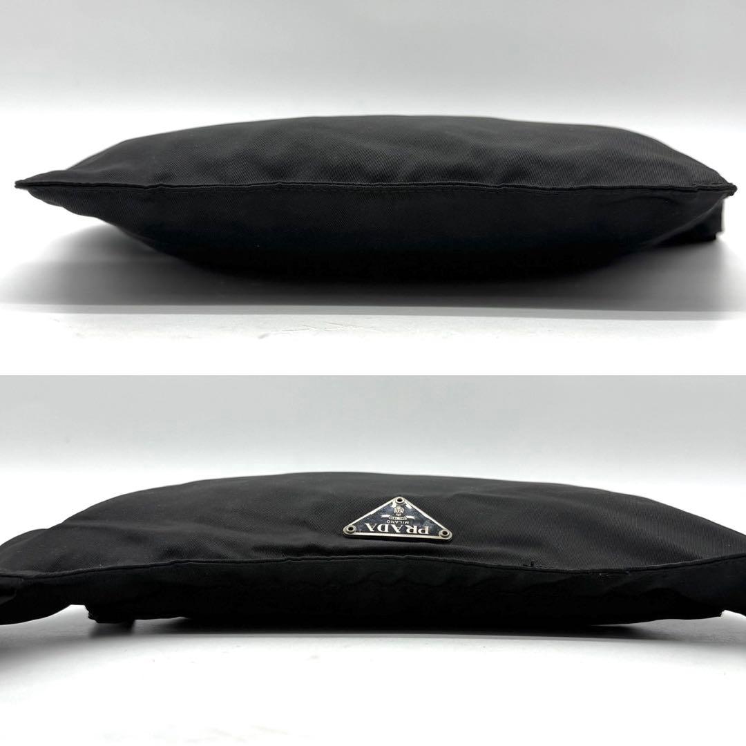 ✨極希少✨プラダ ボディバッグ 三角ロゴプレート ナイロン ブラック