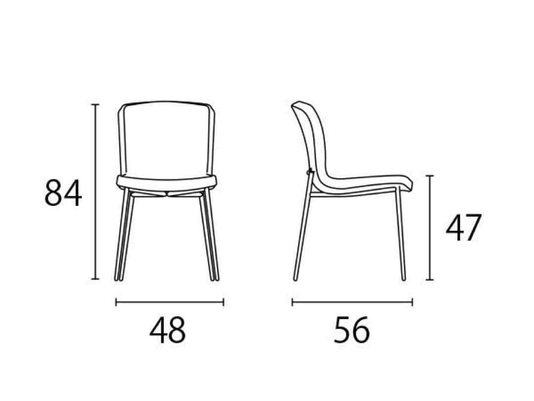 tucati① calligaris ダイニングチェア d4842
