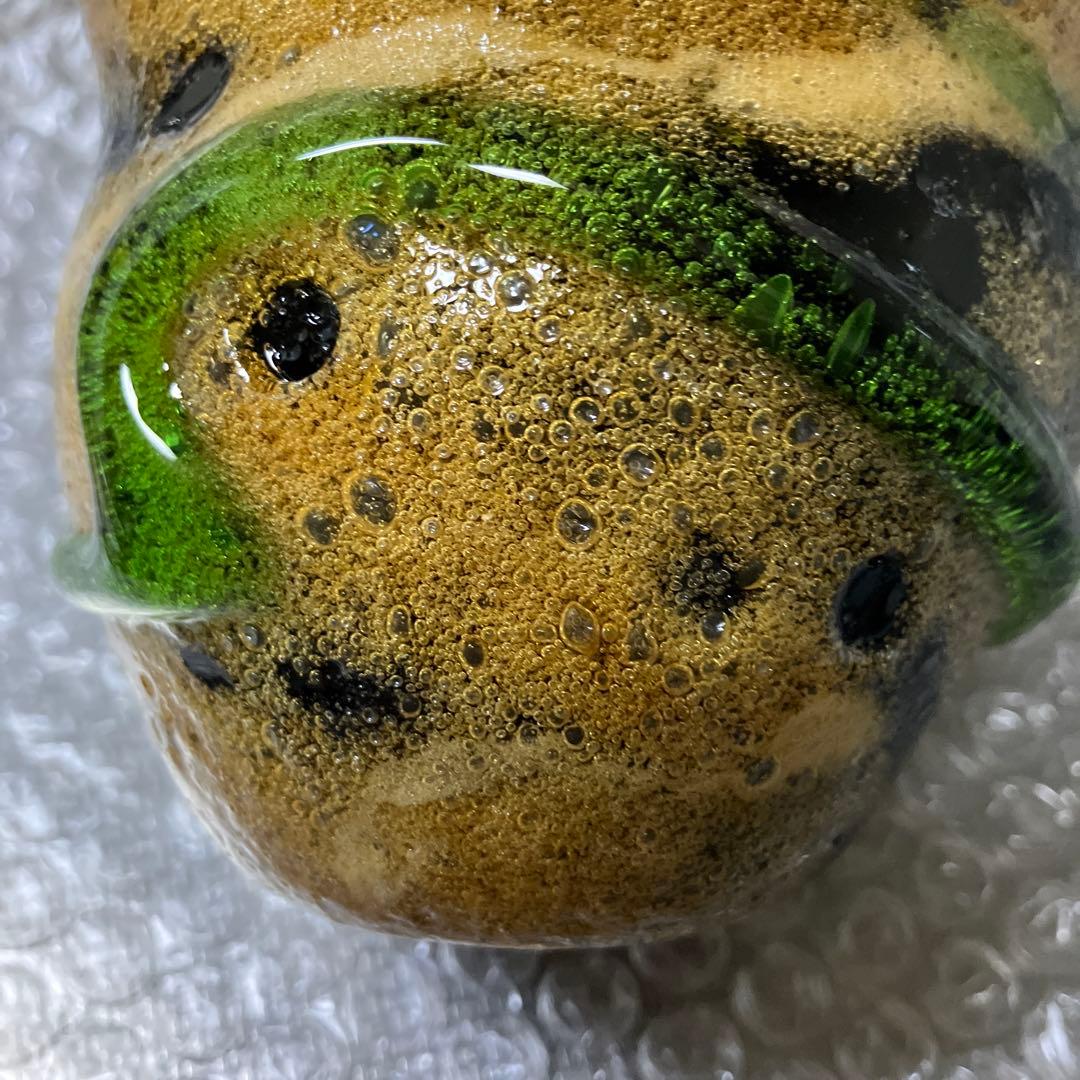 稲嶺盛吉　泡グラス