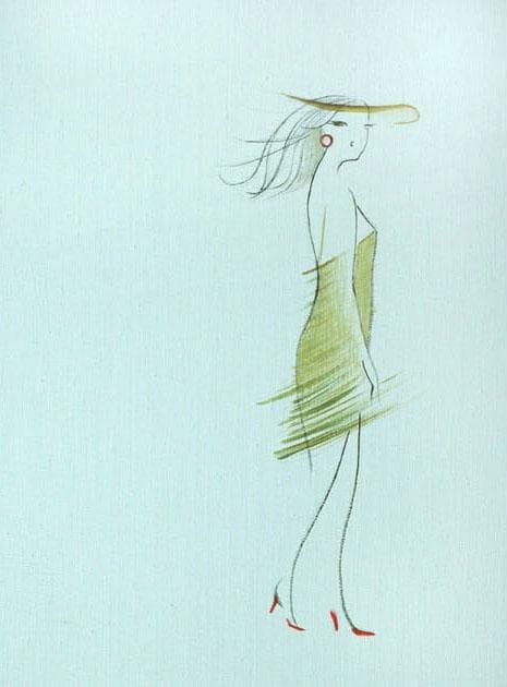 油絵 菅家令子 絵 絵画 インテリア 額付(黒) F4-080314 人物 女性