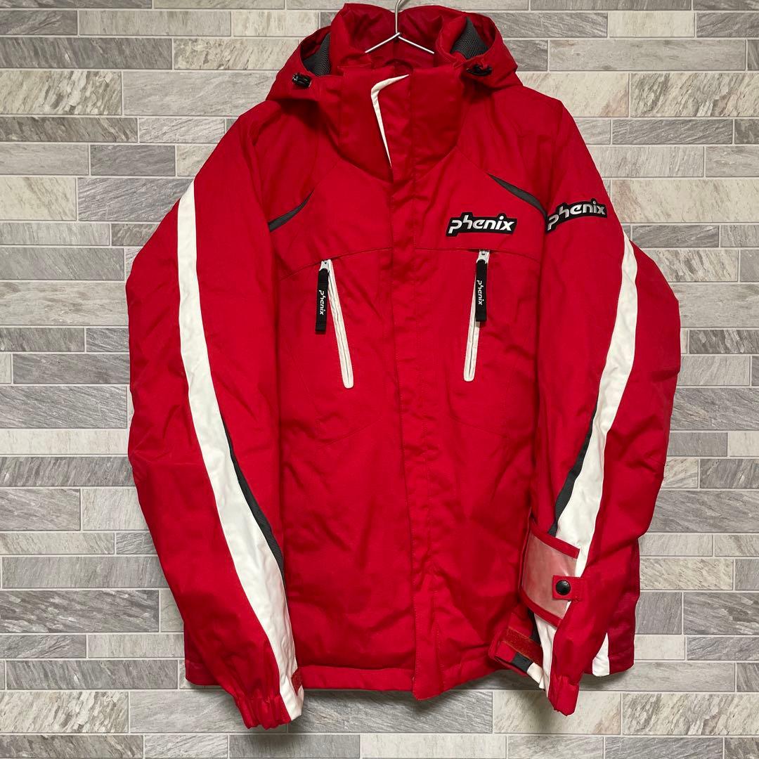 phenix スキーウェア メンズ セットアップ 上下 レッド ブラック