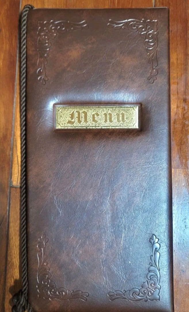 新品■メニュー表10冊セット　喫茶純喫茶カフェbarスナック経営高級menu