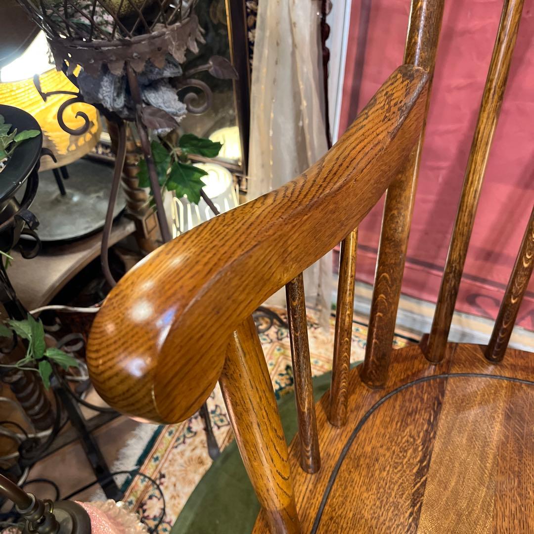 ひとみ　オールドヴィンテージ 飛騨産業　キツツキマーク ロッキングチェア