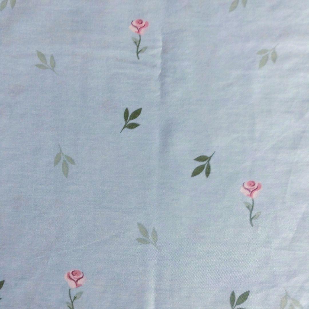 新品★薔薇ブーケと小花綿100%シングル掛け布団カバー枕カバー２枚シーツの4点