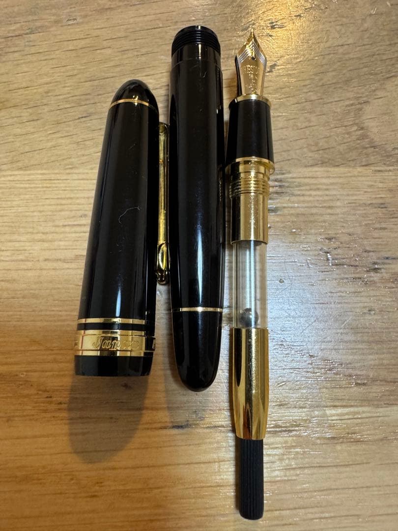 超美品 PLATINUM PRESIDENT 万年筆 18K M 18金 文房具