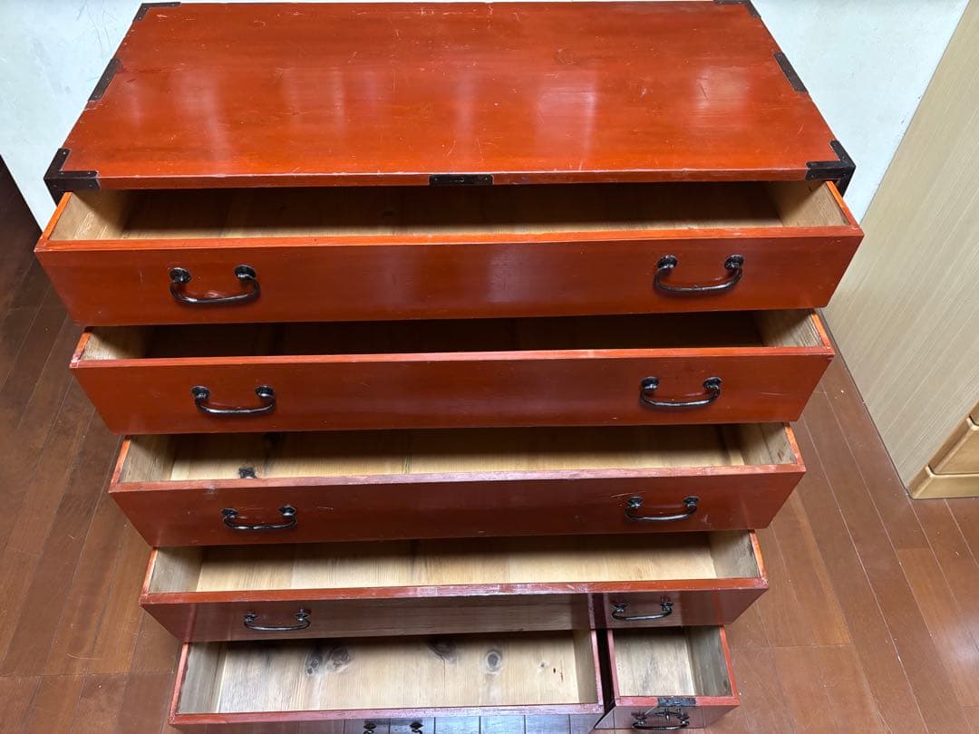 【大幅値引可能】【飛騨家具】和箪笥 かんぬき付き 古家具 アンティーク レトロ