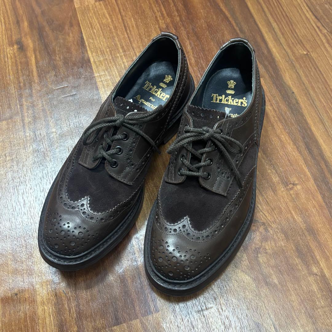 Tricker's トリッカーズ　keswick ダークブラウン ウィングチップ