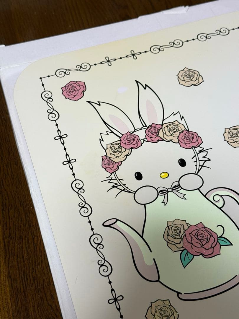 レア 希少 チャーミーキティ うさみみ ウサ耳キティピンク テーブル 机