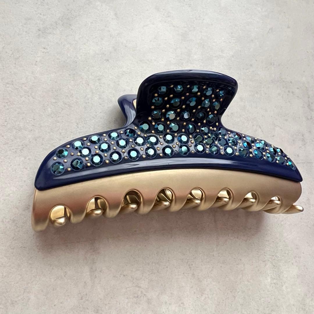 ALEXANDRE DE PARIS VENDOME L クリップ　ネイビー