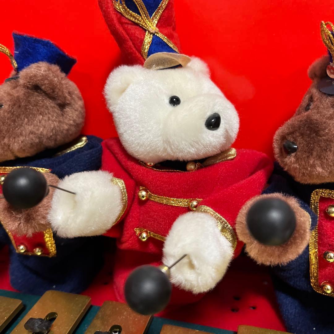 バンドスタンドベアーズ　ミュージカル トイチェスト クリスマス オルゴール