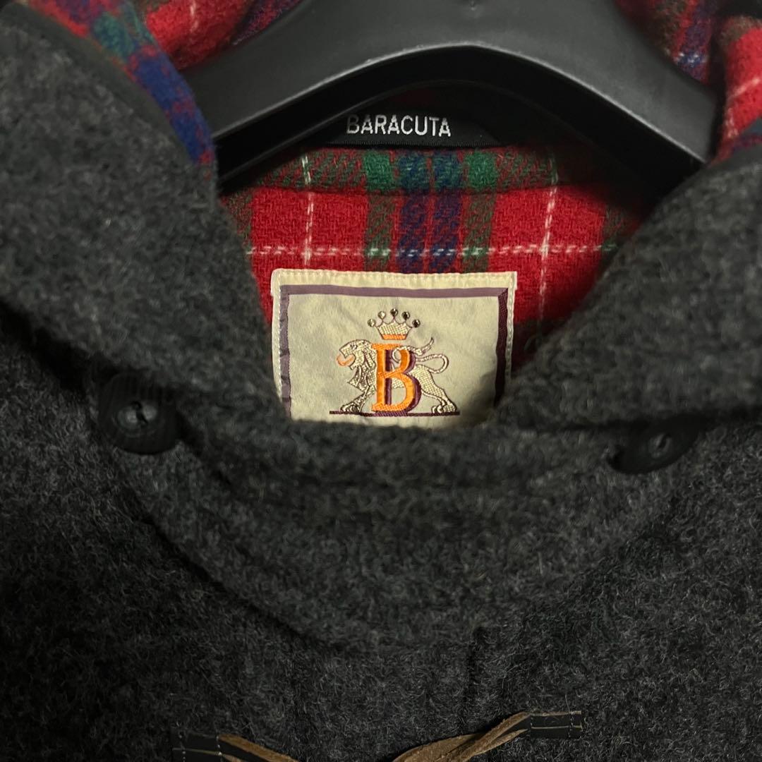 BARACUTA / メンズ ダッフルコート グレー L相当 a-489