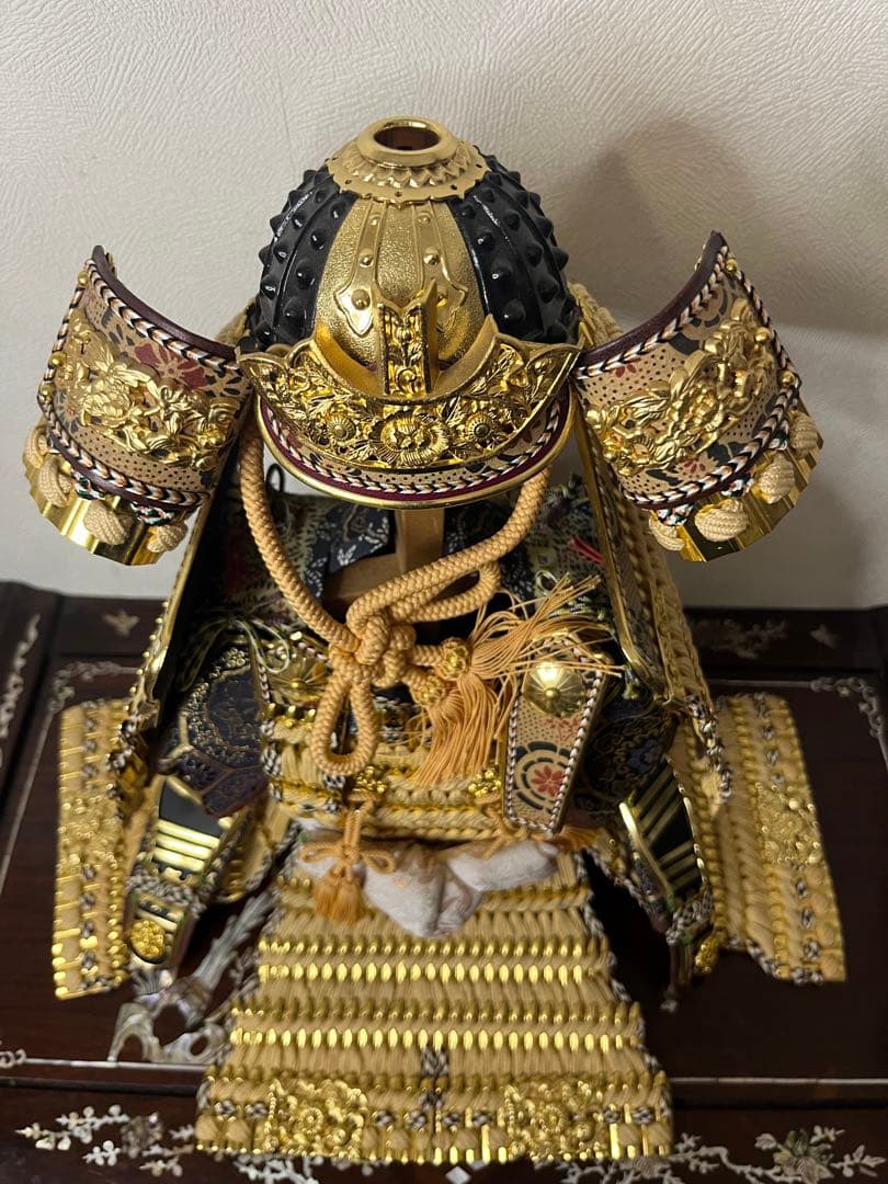 久月監製　津田蓬生作　3本の矢　五月人形　兜飾り　12号春　  子供の日　中古品