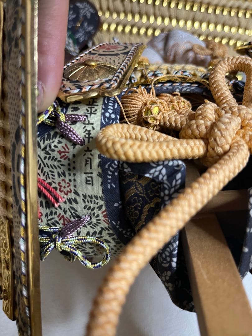 久月監製　津田蓬生作　3本の矢　五月人形　兜飾り　12号春　  子供の日　中古品