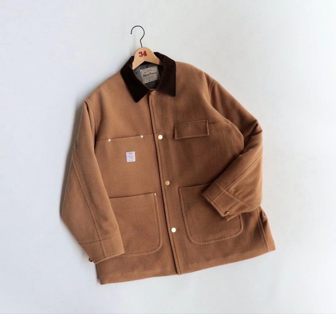 SUNSEA RAKUDA Coveralls Camel サンシー