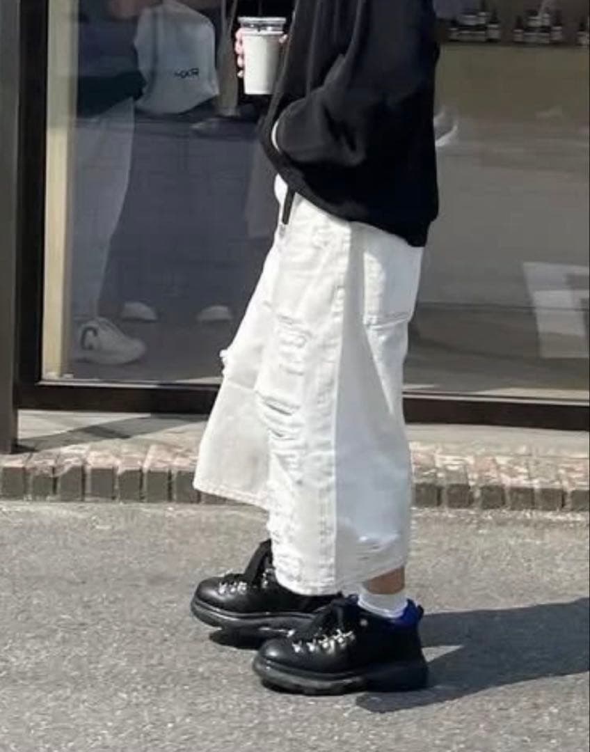 Burberry バーバリー Trek レザーアンクルブーツ ブラック 40