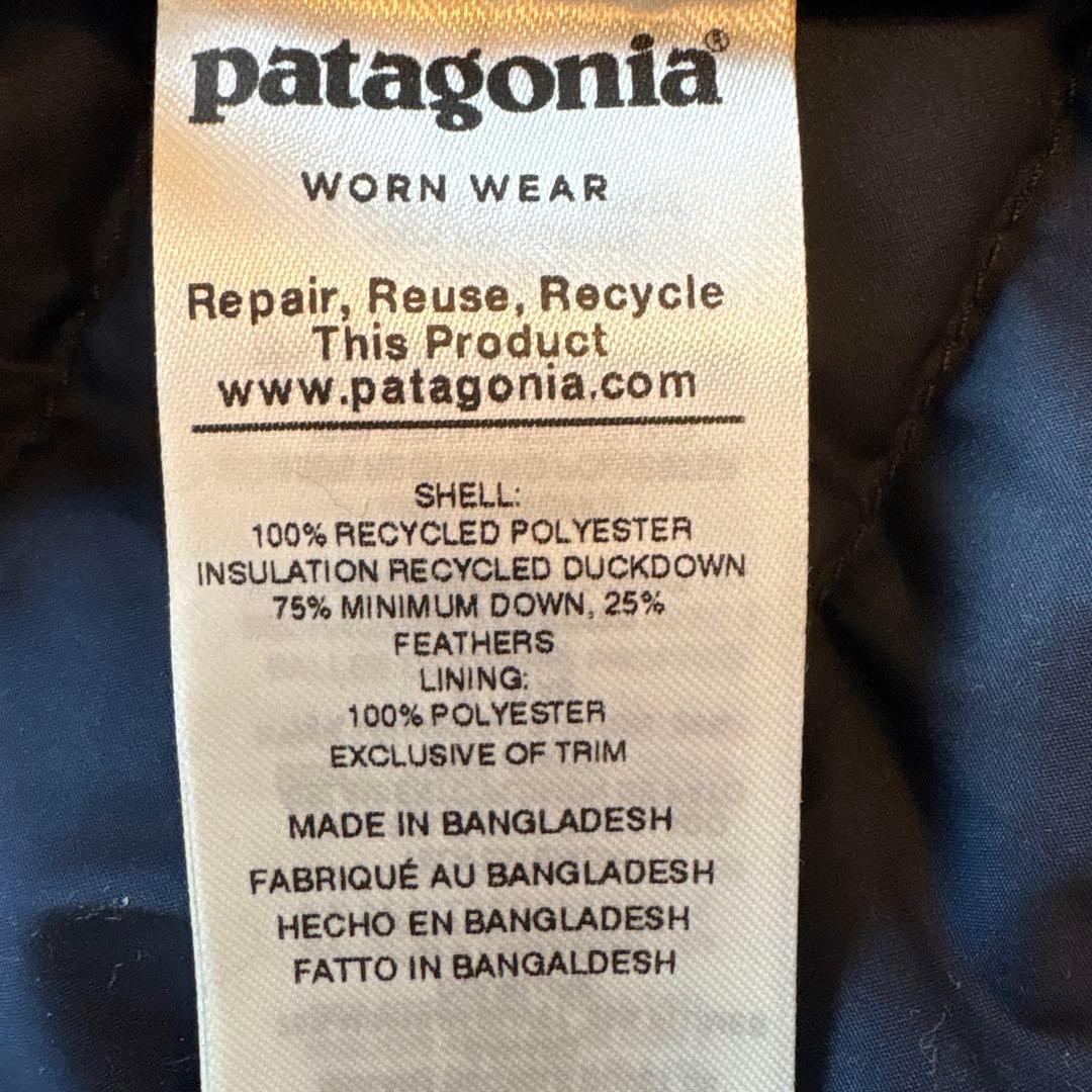 patagonia ボーイズダウンセーター L 150相当　ニューネイビー