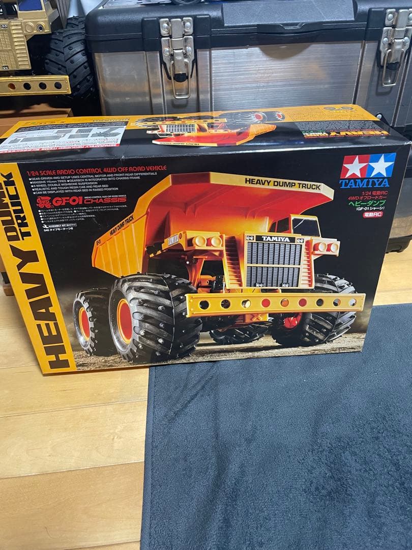 TAMIYA GFー０１ヘビーダンプとコントローラー、トルクチューンモーター付き