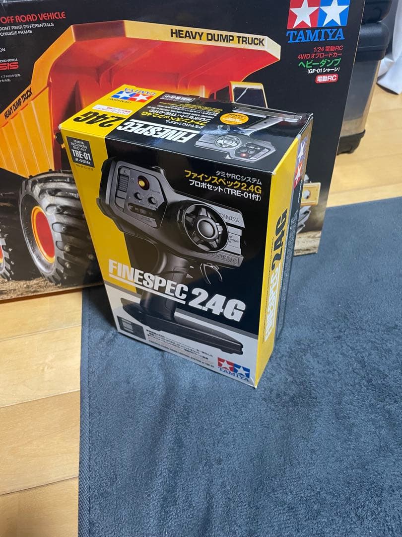 TAMIYA GFー０１ヘビーダンプとコントローラー、トルクチューンモーター付き