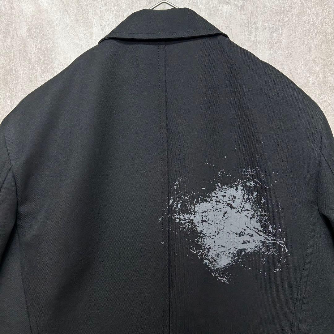 【山口一郎着用モデル】コムデギャルソンシャツ ペイント セットアップ M 黒