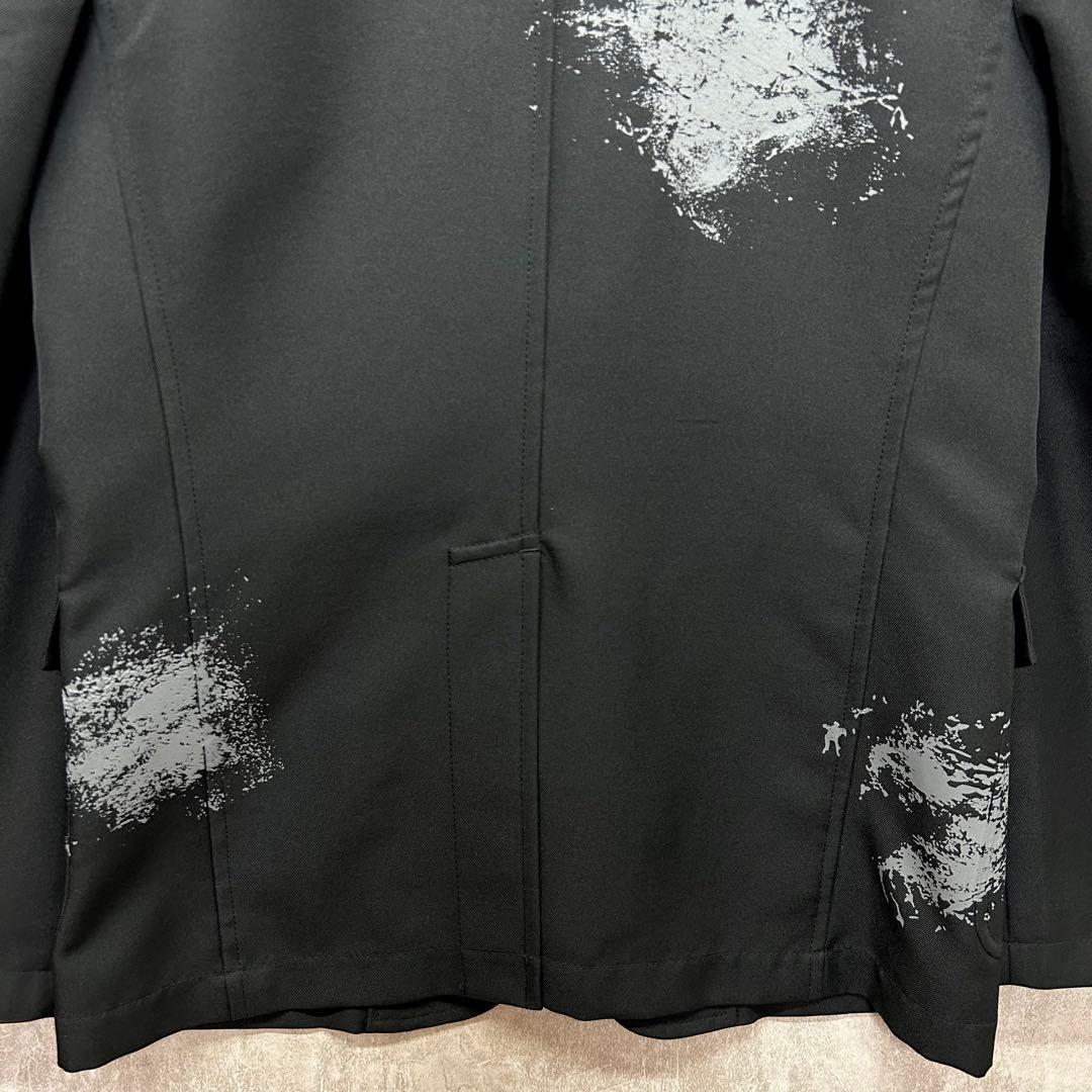 【山口一郎着用モデル】コムデギャルソンシャツ ペイント セットアップ M 黒
