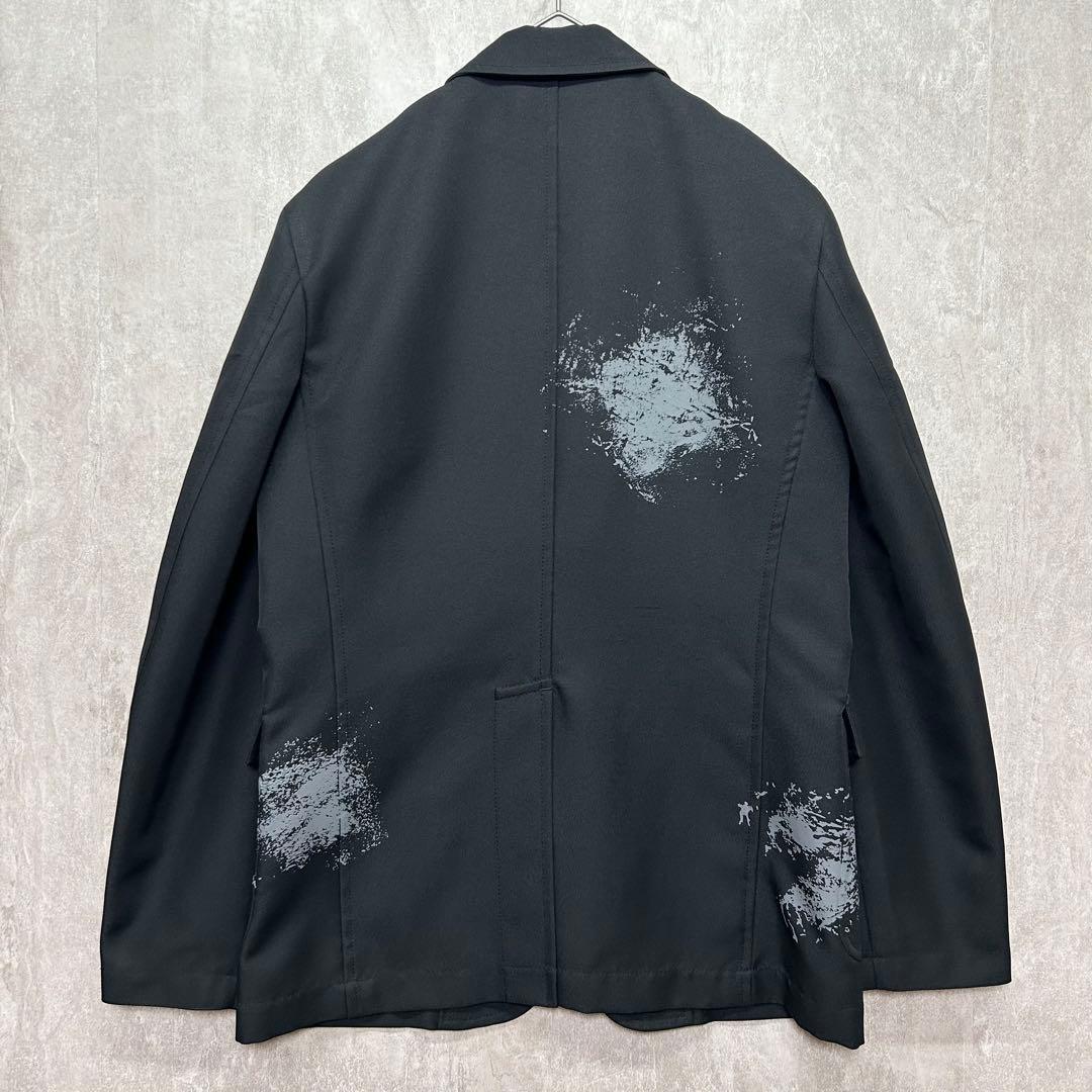 【山口一郎着用モデル】コムデギャルソンシャツ ペイント セットアップ M 黒