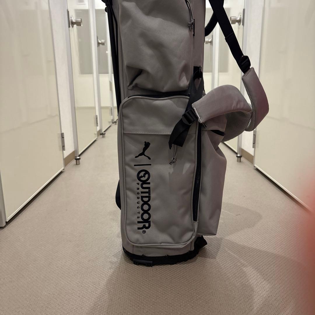 PUMA×OUTDOOR グレー キャディバッグ