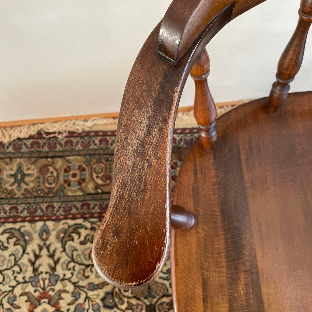 飛騨産業　キツツキマーク　ウィンザーアームチェア　アンティーク　ヴィンテージ