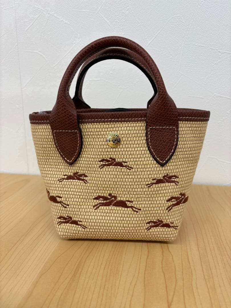 【新品・未使用】LONGCHAMP カゴバッグミニショルダー