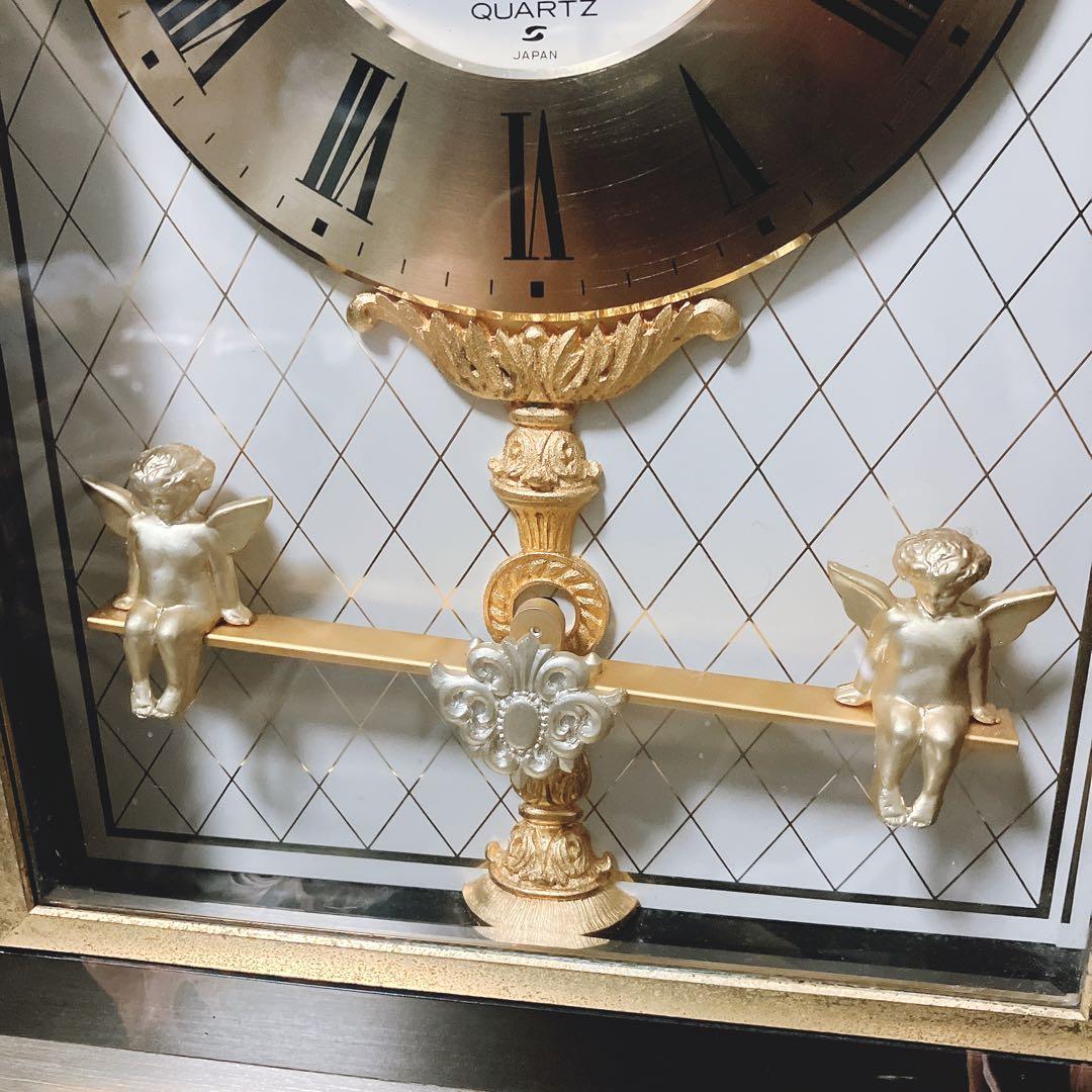 【超希少】セイコー 置き時計 ウェストミンスター 大理石調 高級感