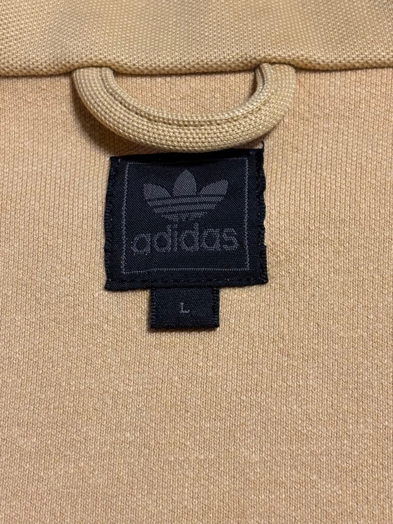 adidas アディダス　トラックジャケット　ベージュ L