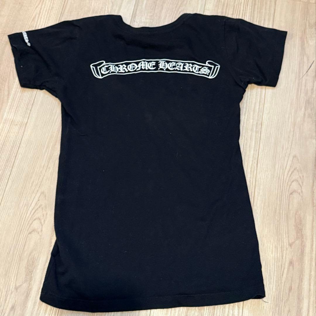 Chrome Hearts ブラック Vネック Tシャツ